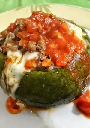 Una foto de Zapallitos rellenos