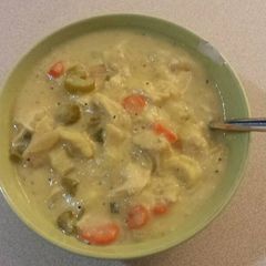 A picture of Un-freakin-believable Chicken and Dumpling Soup.