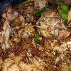 Chicken Koyla kadhai A picture of Chicken Koyla kadhai.