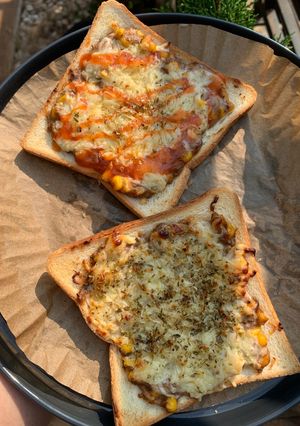 Foto resep Pizza Tuna Roti Tawar