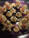 Vol au vent al salmone ed erba cipollina