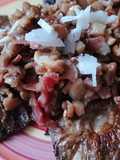 Gurumelos a la plancha con jamón