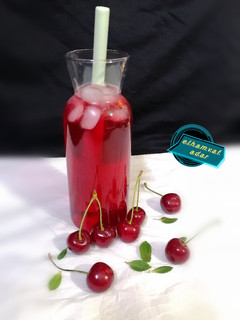 عکسی از دستور آب آلبالو🍒😋
