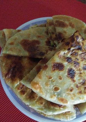 A picture of Mix veg paratha.