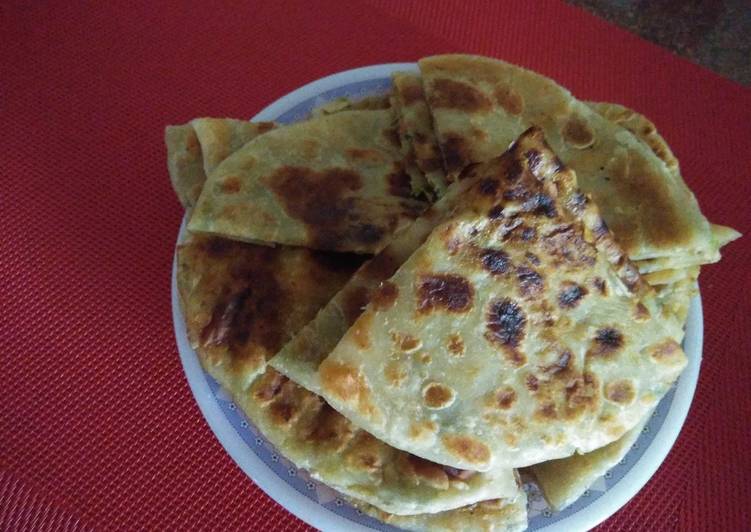 Steps to Make Perfect Mix veg paratha