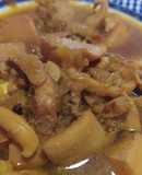 Jibia en salsa estilo Almería en olla lenta