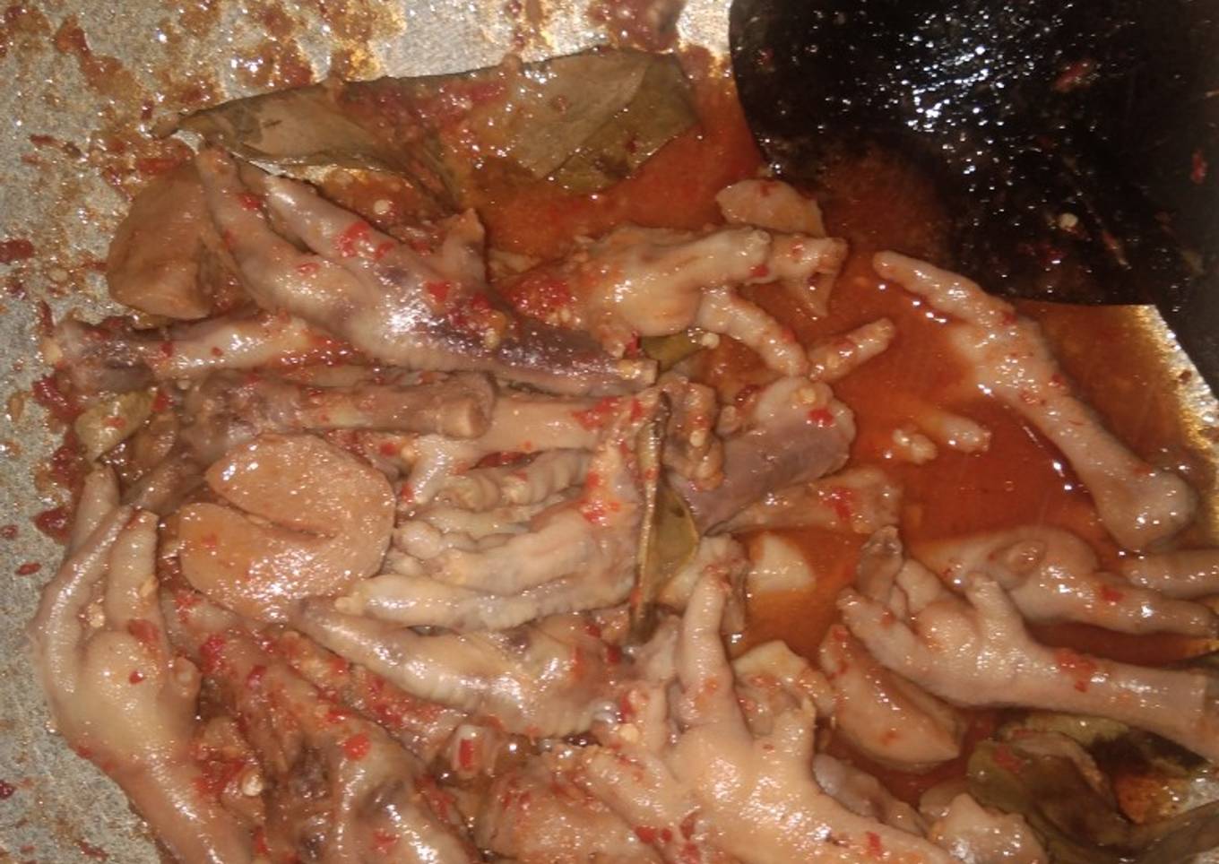 Ceker bakso mercon ala bunda azka