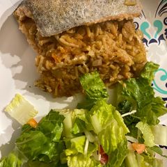 A picture of Stuffed Rainbow trout.