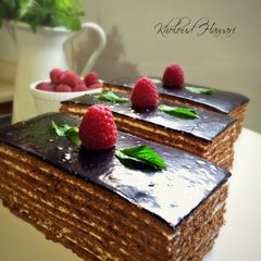 A picture of Spartack Russian Cake.