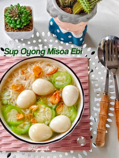 Foto resep Sup Oyong Misoa Ebi