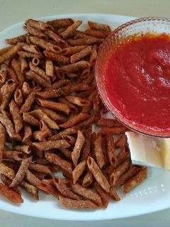 Una foto de Macarrones "chips"