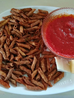 Una foto de Macarrones "chips"