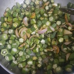 A picture of Masale dar bhindi.