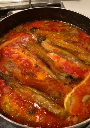عکسی از دستور خورشت بادمجون به سبک گل پری