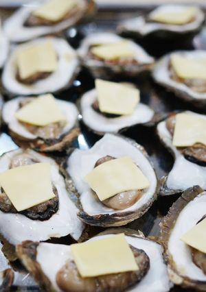 Hình của món Hàu nướng phô mai.