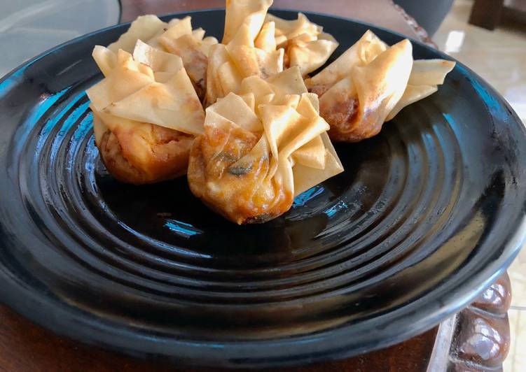 Pangsit udang goreng