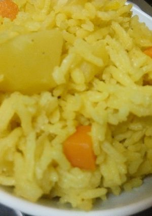 A picture of Mixed rice.