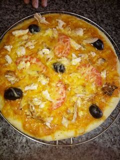 صورة لوصفة بيتزا الطاجين