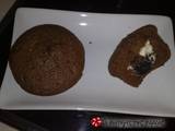Muffins με γέμιση philadelphia και mini oreo