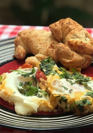 Una foto de Huevos emaus al estilo marroqi