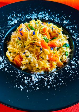 Sütőtökös rizottó recept fotója