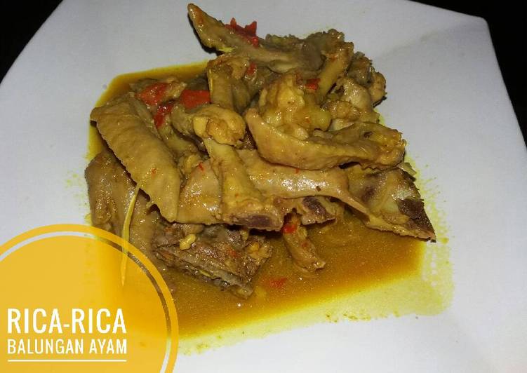 Rica-Rica Balungan Ayam