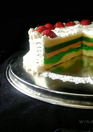 Foto resep Rainbow Cake Kukus Ny Liem
