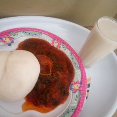 A picture of Tuwan shinkafa miyar taushe recipe by zainab sulaiman.