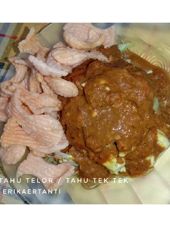 Cara Gampang Menyiapkan Resep Tahu telur / tahu tek yang Bisa Manjain Lidah Anti Ribet, Mantap Sekali