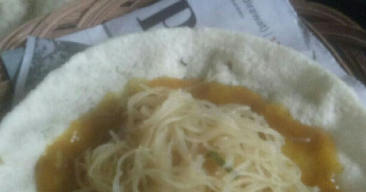 Kerupuk Mie Padang [Kerupuk Opak Kuah Sate]