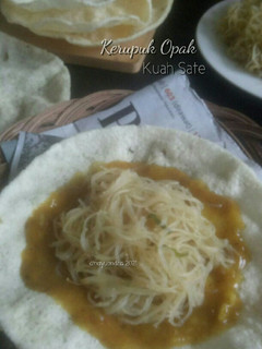 Foto resep Kerupuk Mie Padang [Kerupuk Opak Kuah Sate]