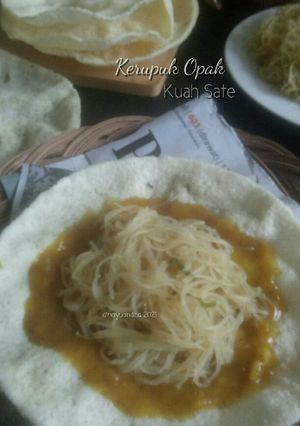 Foto resep Kerupuk Mie Padang [Kerupuk Opak Kuah Sate]