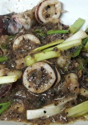 Foto resep Cumi Merica Hitam
