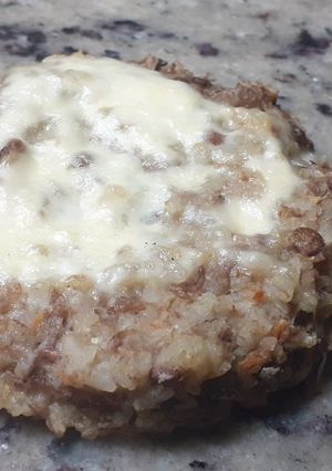 Una foto de Hamburguesas vegetarianas de lentejas y arroz 🙃🍔