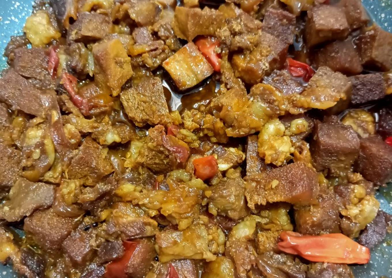 Tetelan tahu kecap