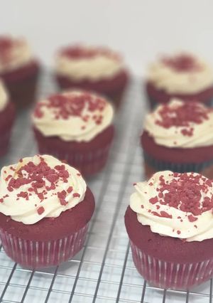 Foto resep Red Velvet Cupcake with Creamcheese Frosting