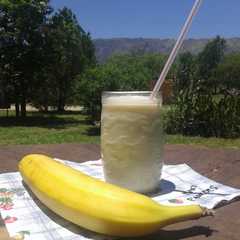 Una foto de Licuado de banana