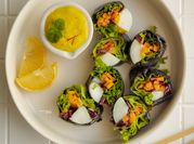 Gambar saus salad yogurt