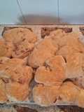 Roscas casera rellenas con mortadela