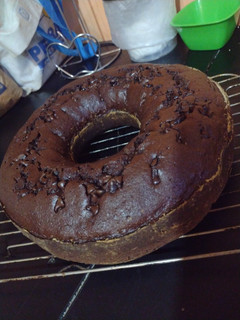 Una foto de Budín Húmedo de chocolate con chips