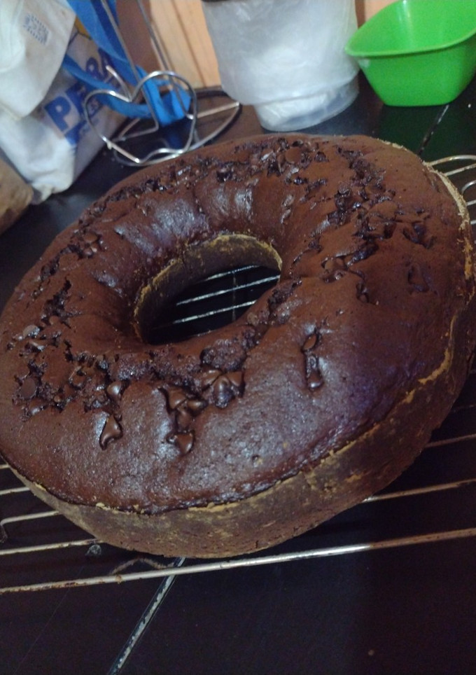 Una foto de Budín Húmedo de chocolate con chips