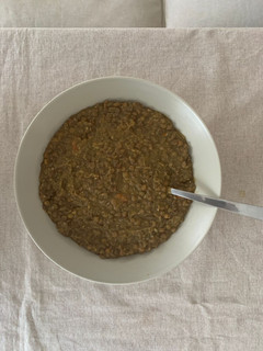 Una foto de Lentejas con verduras