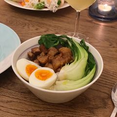 A picture of Taiwanese Braised Pork Rice Bowl - Lu Rou Fan (Non Halal).