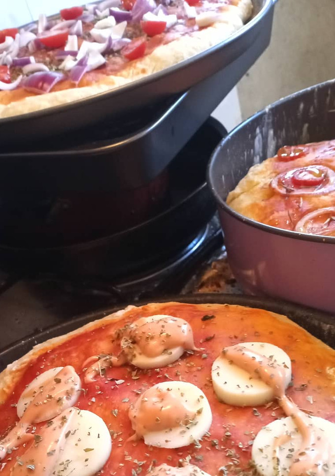 Una foto de Pizzas cumpleañeras veganas 🌱