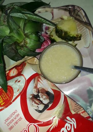A picture of Healthy pineapple oats.