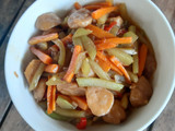 Tumis labu siam wortel