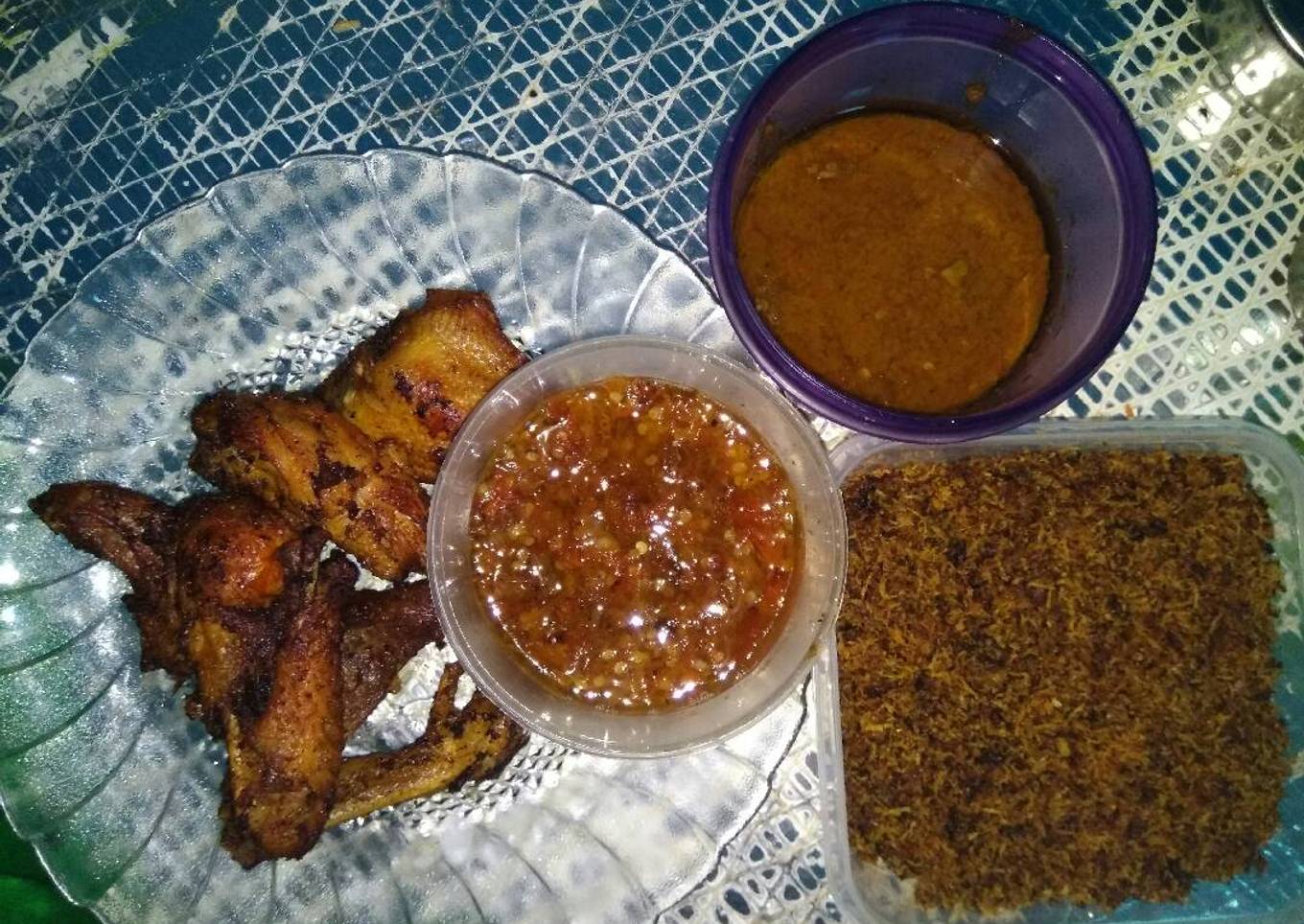 Ayam jawa masak bumbu bebek +poyah