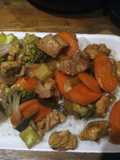 Pollo teriyaki con verduras