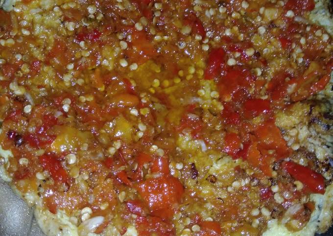 Resep: Telur dadar sambel jontor..🍳🍳🌶️🌶️🌶️ Untuk Jualan