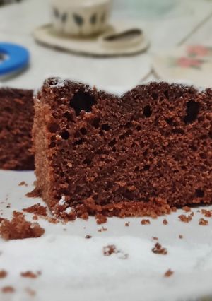 Una foto de Torta súper fácil de chocolate